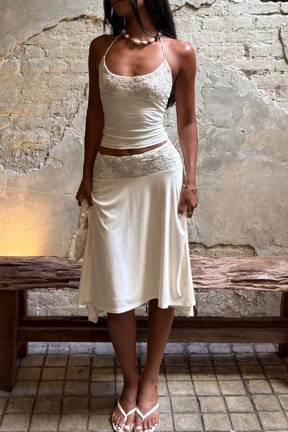 Lys Asymmetric Skirt