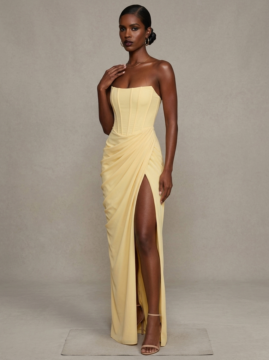 Aurelie Corset Maxi Dress