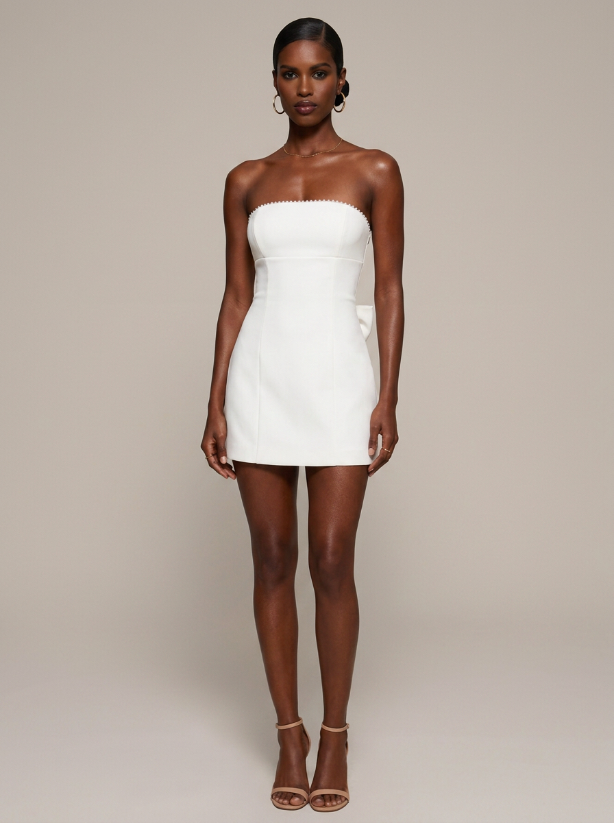 Elodie Bow Mini Dress