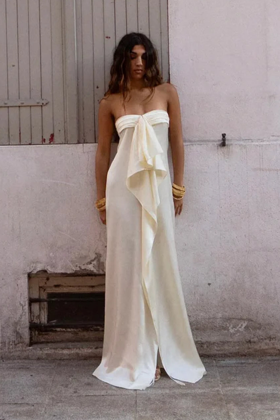 Vienna Bow Maxi Dress