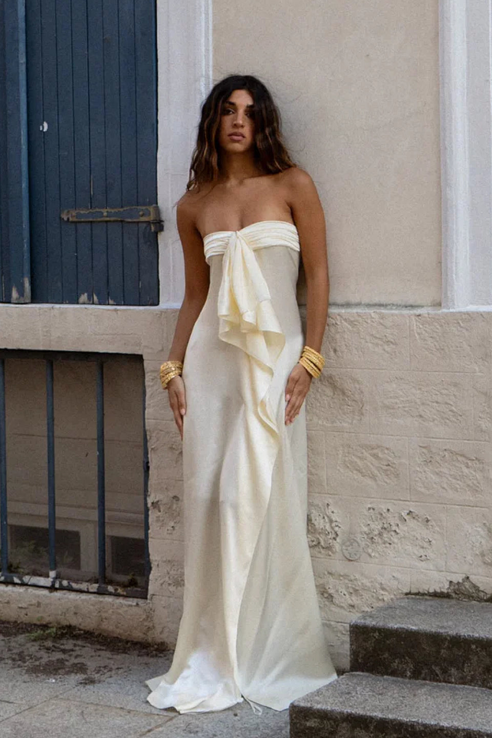 Vienna Bow Maxi Dress