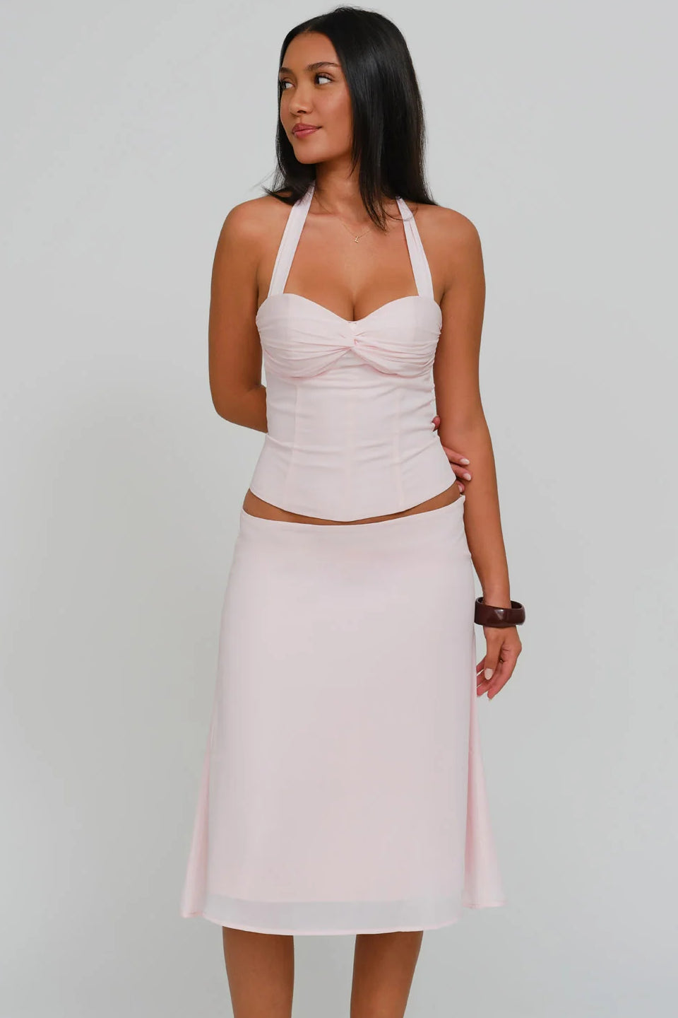 Petra A-Line Midi Skirt